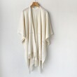 Áo khoác dài phong cách dân tộc hot trend thiết kế mới thời thượng kiểu dáng khoác hờ dạng kimono có tua rua 