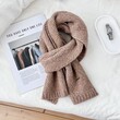 Khăn choàng len lông cừu cao cấp cho nữ mùa đông, dày dặn giữ ấm