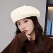 Mũ nồi len nữ phong cách cổ điển dễ phối đồ, giữ ấm mùa thu đông