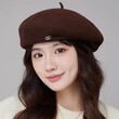 Mũ nồi len nữ phong cách cổ điển dễ phối đồ, giữ ấm mùa thu đông