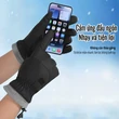 Găng tay đi tuyết giữ ấm nam, nữ thu đông cảm giác mềm mịn chống gió chống lạnh chống trượt cảm ứng