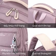 Balo nữ dung tích lớn, phong cách casual đeo 2 quai