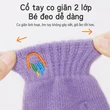 Găng tay len giữ ấm ngón rời cho bé trai bé gái đi học mẫu giáo màu kẹo ngọt dùng cho mùa thu đông