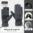 Găng tay đi tuyết giữ ấm nam, nữ thu đông cảm giác mềm mịn... - ảnh 4