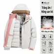 Áo khoác đi tuyết outdoor 3 trong 1 nam nữ lót lông dày dặn, ruột... - ảnh 3