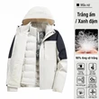 Áo khoác đi tuyết outdoor 3 trong 1 nam nữ lót lông dày dặn, ruột... - ảnh 8