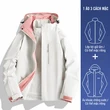 Áo khoác đi tuyết outdoor 3 trong 1 nam nữ lót lông dày dặn, ruột... - ảnh 13