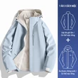 Áo khoác đi tuyết outdoor 3 trong 1 nam nữ lót lông dày dặn, ruột... - ảnh 17
