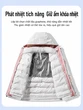 Áo khoác đi tuyết outdoor 3 trong 1 nam nữ lót lông dày dặn, ruột áo lông vũ, chống thấm nước