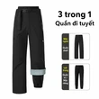 Quần trượt tuyết 3 trong 1 chống thấm nước và chắn gió nam... - ảnh 9