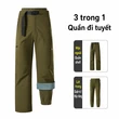 Quần trượt tuyết 3 trong 1 chống thấm nước và chắn gió nam... - ảnh 11