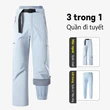 Quần trượt tuyết 3 trong 1 chống thấm nước và chắn gió nam... - ảnh 13