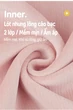 Bộ 3 món giữ ấm cho bé gái lót lông gồm mũ len, khăn quàng và găng tay ngoài trời