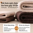 Tất len nam nữ lót lông dày giữ ấm, chống lạnh mùa thu đông