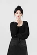 Áo khoác len cardigan nữ dài tay màu be, dệt kim lỗ thoáng, dáng... - ảnh 3