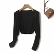 Áo khoác cardigan dệt kim mỏng mùa hè cho nữ, dáng ôm, mặc... - ảnh 3