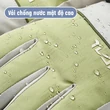 Găng Tay Trượt Tuyết Nữ Mùa Đông Giữ Ấm, Chống Nước, Chống Trượt, Cảm Ứng Màn Hình, Lót Lông Dày
