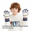 Găng Tay Trượt Tuyết Trẻ Em Mùa Đông Chống Nước, Lót Nhung Dày Giữ Ấm, Họa Tiết Hoạt Hình Dễ Thương