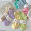 Tất nữ ngắn màu kẹo ngọt mỏng nhẹ