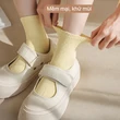 Tất nữ ngắn màu kẹo ngọt mỏng nhẹ