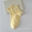 Tất nữ ngắn màu kẹo ngọt mỏng nhẹ - ảnh 2