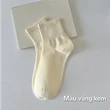 Tất nữ ngắn màu kẹo ngọt mỏng nhẹ - ảnh 3