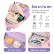 Balo học sinh hoạt hình ngọt ngào, chống gù giảm