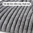 Khăn ống cổ mùa đông len cổ cao 2 lớp lót lông dày, giữ ấm, chắn gió
