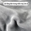 Khăn ống cổ mùa đông len cổ cao 2 lớp lót lông dày, giữ ấm, chắn gió
