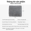Khăn ống cổ mùa đông len cổ cao 2 lớp lót lông dày, giữ ấm, chắn gió