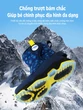 Giày boot đi tuyết trẻ em thu đông lót lông dày dặn, giữ ấm chống nước