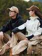 Áo khoác 3 trong 1 có mũ, chống gió chống nước, tháo rời được, unisex, mùa thu đông