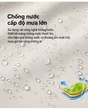 Áo khoác 3 trong 1 có mũ, chống gió chống nước, tháo rời được, unisex, mùa thu đông