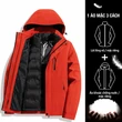 Áo khoác nam nữ outdoor 3 trong 1 chống nước, có lớp lót lông vũ... - ảnh 8