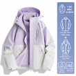 Áo khoác nam nữ outdoor 3 trong 1 chống nước, có lớp lót lông vũ... - ảnh 21