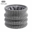 Khăn ống cổ mùa đông len cổ cao 2 lớp lót lông dày, giữ ấm,... - ảnh 1