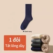Tất nam dày mùa đông giữ ấm, cổ trung dài