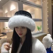 Mũ lông nữ mùa đông dày - ảnh 3