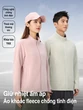 Áo khoác nỉ lông cừu nam nữ, lớp giữa đi tuyết, phù hợp thể thao và đi bộ đường dài
