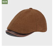 Mũ beret nữ phong cách cổ điển vành da