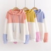 Áo hoodie nữ phối màu