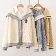 Áo khoác len cardigan nữ kiểu thủy thủ