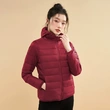 Áo khoác phao nữ lông vũ siêu nhẹ giữ ấm mùa đông