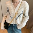 Áo khoác len cardigan nữ dệt kim