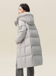 Áo khoác phao lông vũ nữ dáng dài dày dặn giữ ấm mùa đông
