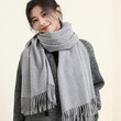 Khăn choàng cổ cashmere nữ cao cấp, phong cách công sở dễ phối đồ