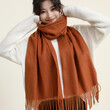 Khăn choàng cổ cashmere nữ cao cấp, phong cách công sở dễ phối đồ