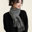 Khăn choàng cổ cashmere nữ cao cấp, phong cách công sở dễ phối đồ