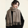 Khăn choàng cổ cashmere nữ cao cấp, phong cách công sở dễ phối đồ