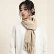 Khăn choàng cổ cashmere nữ cao cấp, phong cách công sở dễ phối đồ